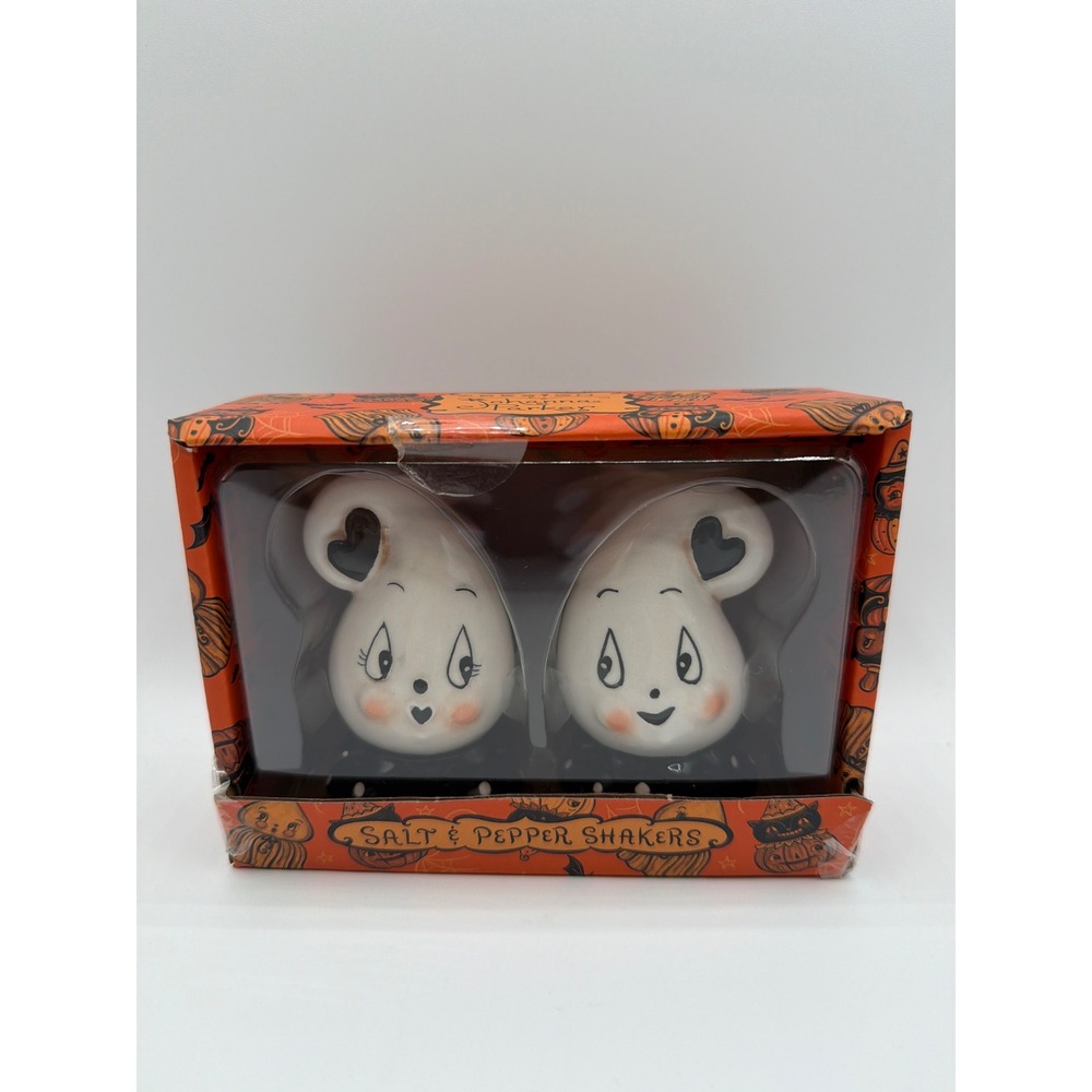 Johanna Parker Halloween Mouse Salt & Pepper Shakers Transpac